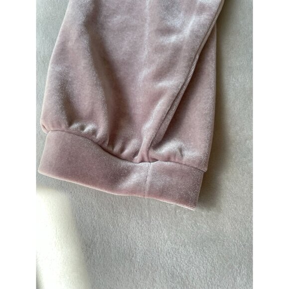 Madewell Pink Velvet V-Neck Long Sleeve Dress For Women Y2K Boho Cottagecore XS - Picture 9 of 9